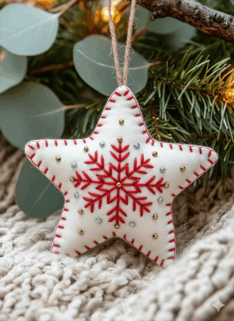 mar creativa estrella navideña