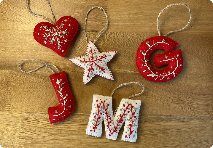 mar creativa adornos navideños